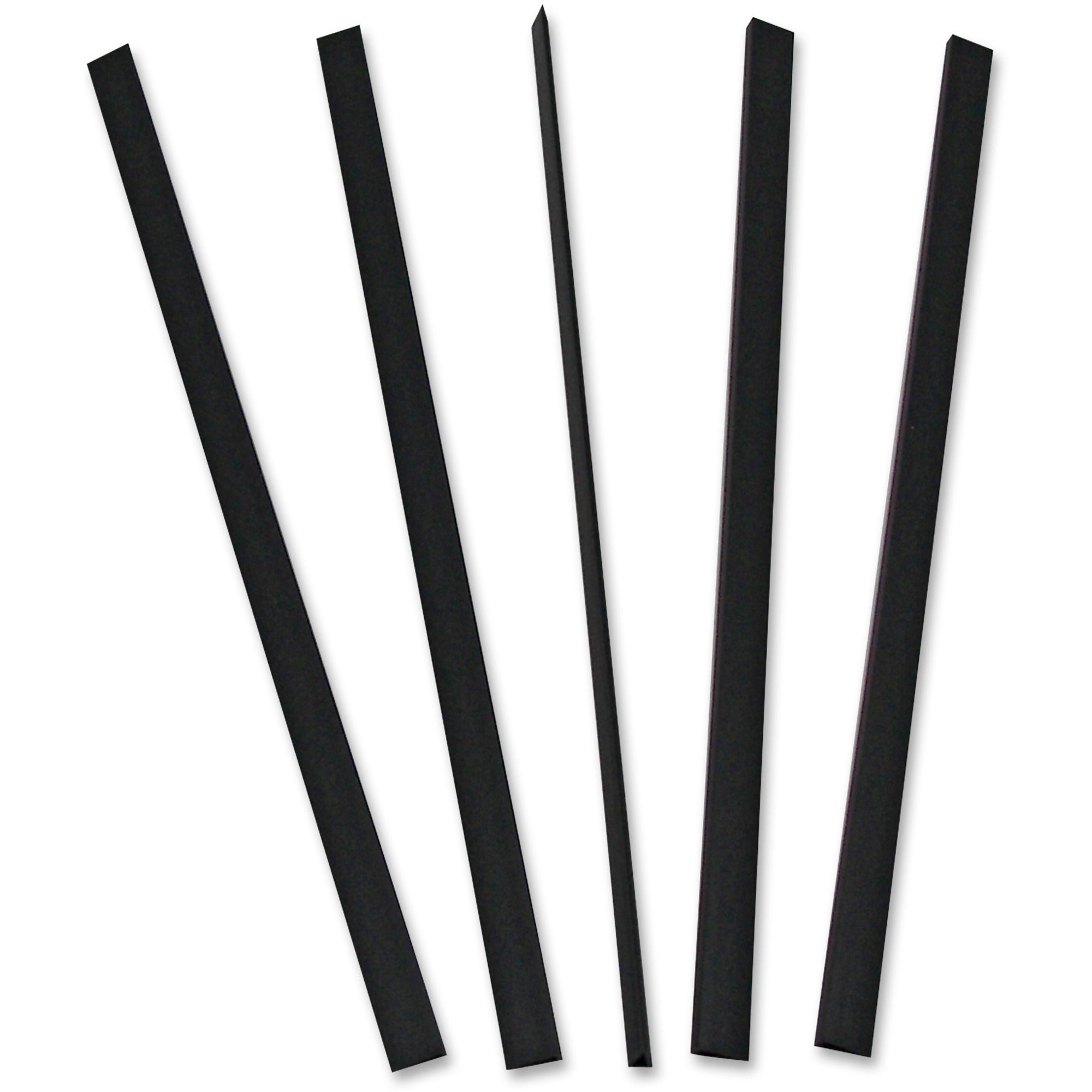 C-Line Binding Bars Only - Black, 11 x 1/8, 100/BX, 34551 - 