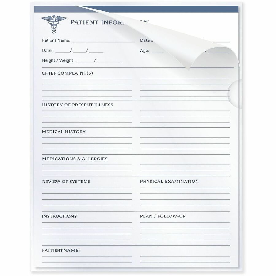 Antimicrobial Protected Poly Project Folders, Letter Size, Clear, 25/Box