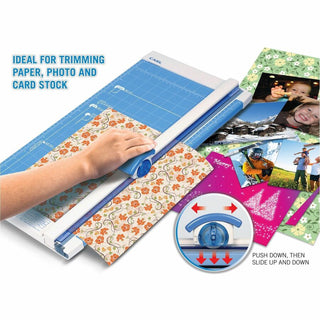 CARL 18" Professional Paper Trimmer - Cuts 10Sheet - 18" Cutting Length - Straight Cutting - 0.8" Height x 10.3" Width x 18" Depth - White