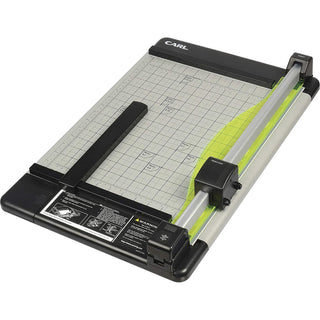 CARL Heavy-Duty 15" Paper Trimmer - 1 x Blade(s)Cuts 36Sheet - 15" Cutting Length - Straight, Perforated Cutting - 0.8" Height x 14" Width - Metal Base, Acrylonitrile Butadiene Styrene (ABS), Acrylic - Gray