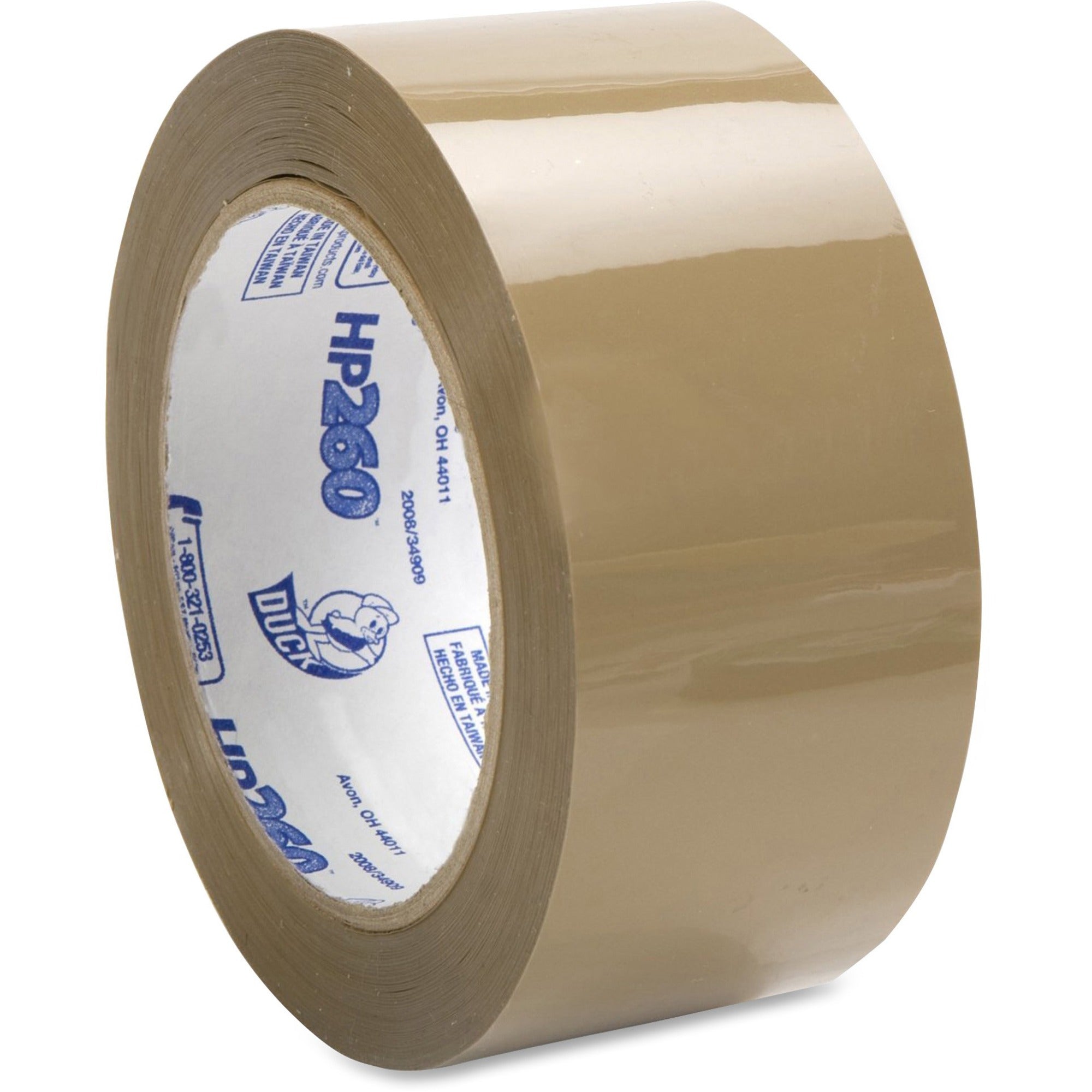 HP260 Packaging Tape, 3" Core, 1.88" x 60 yds, Tan