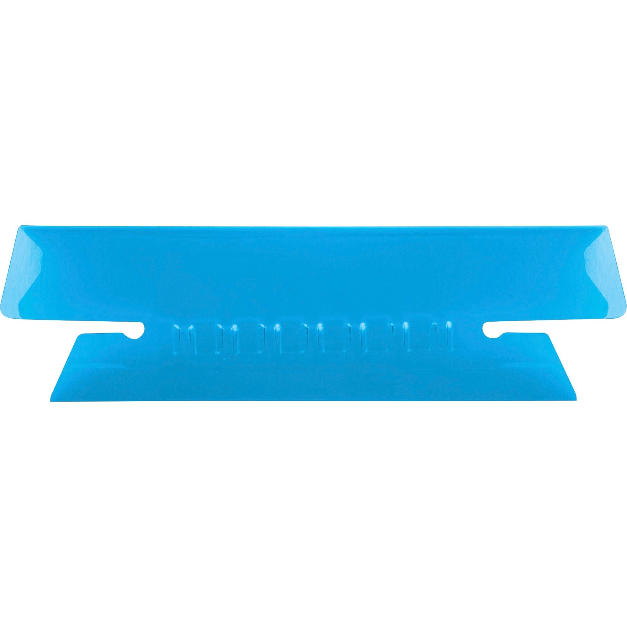Transparent Colored Tabs For Hanging File Folders, 1/3-Cut, Blue, 3.5" Wide, 25/Pack