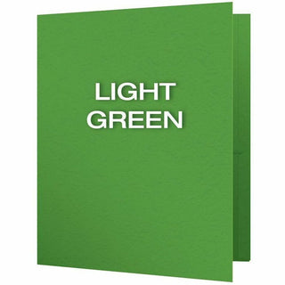 Twin-Pocket Folders with 3 Fasteners, 0.5" Capacity, 11 x 8.5, Green, 25/Box