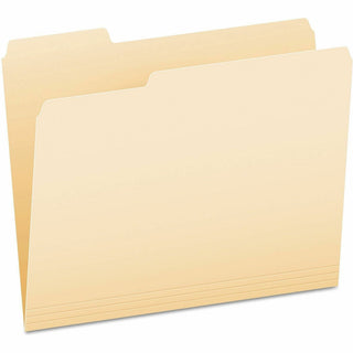 Manila File Folders, 1/3-Cut Tabs: Left Position, Letter Size, 0.75" Expansion, Manila, 100/Box