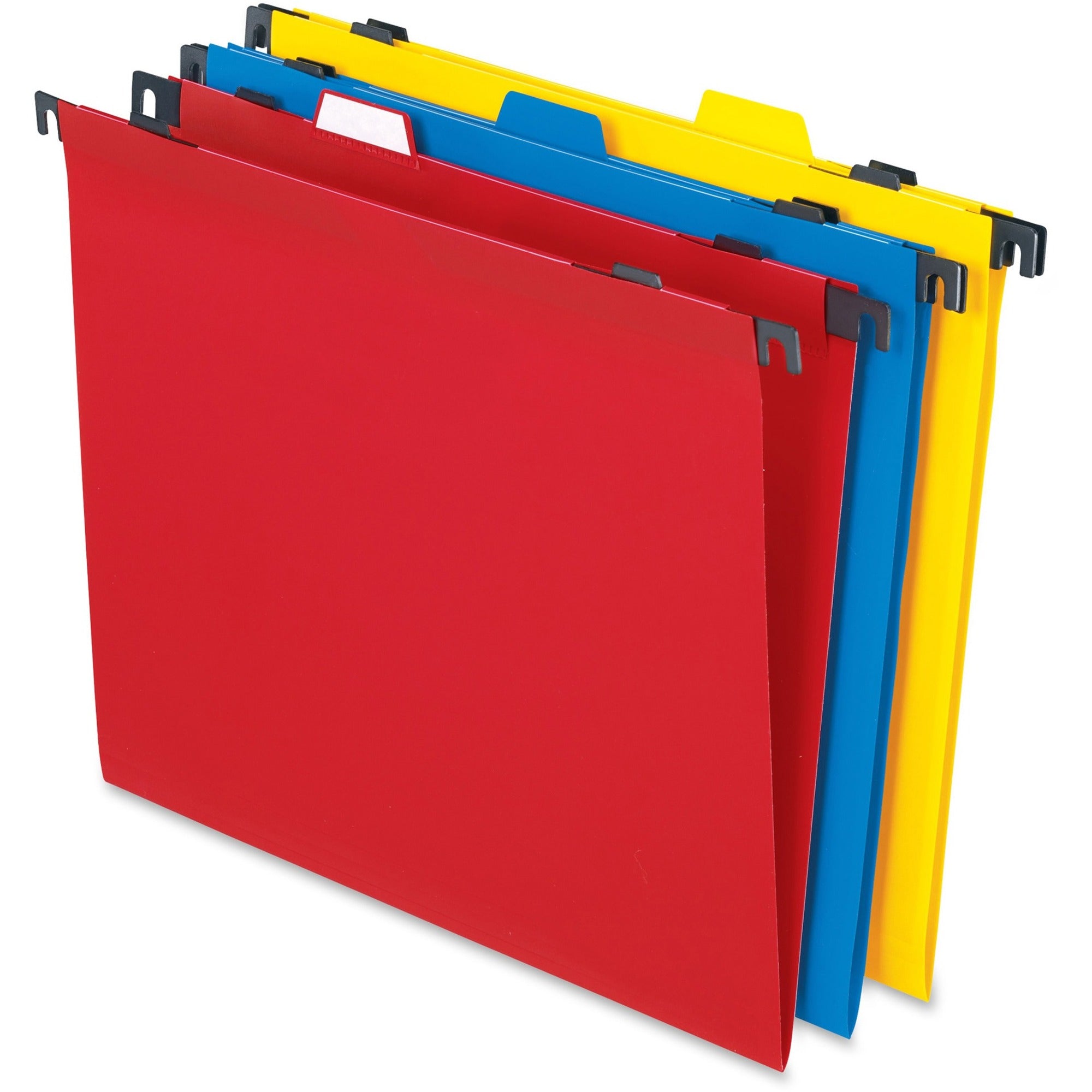 Pendaflex Letter Hanging Folder - 8 1/2" x 11" - Poly - Assorted - 10 / Pack - 