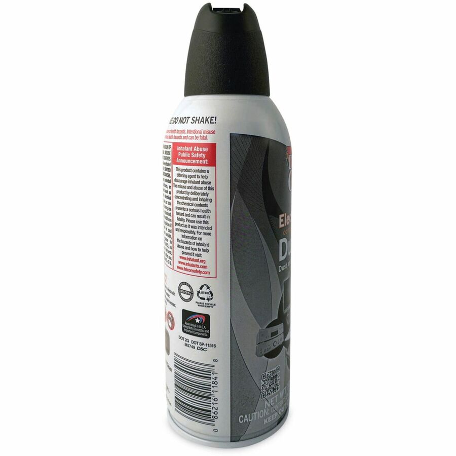 Disposable Compressed Air Duster, 10 oz Can