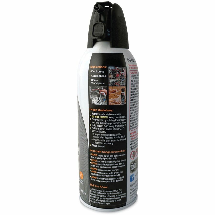 Disposable Compressed Air Duster, 10 oz Can