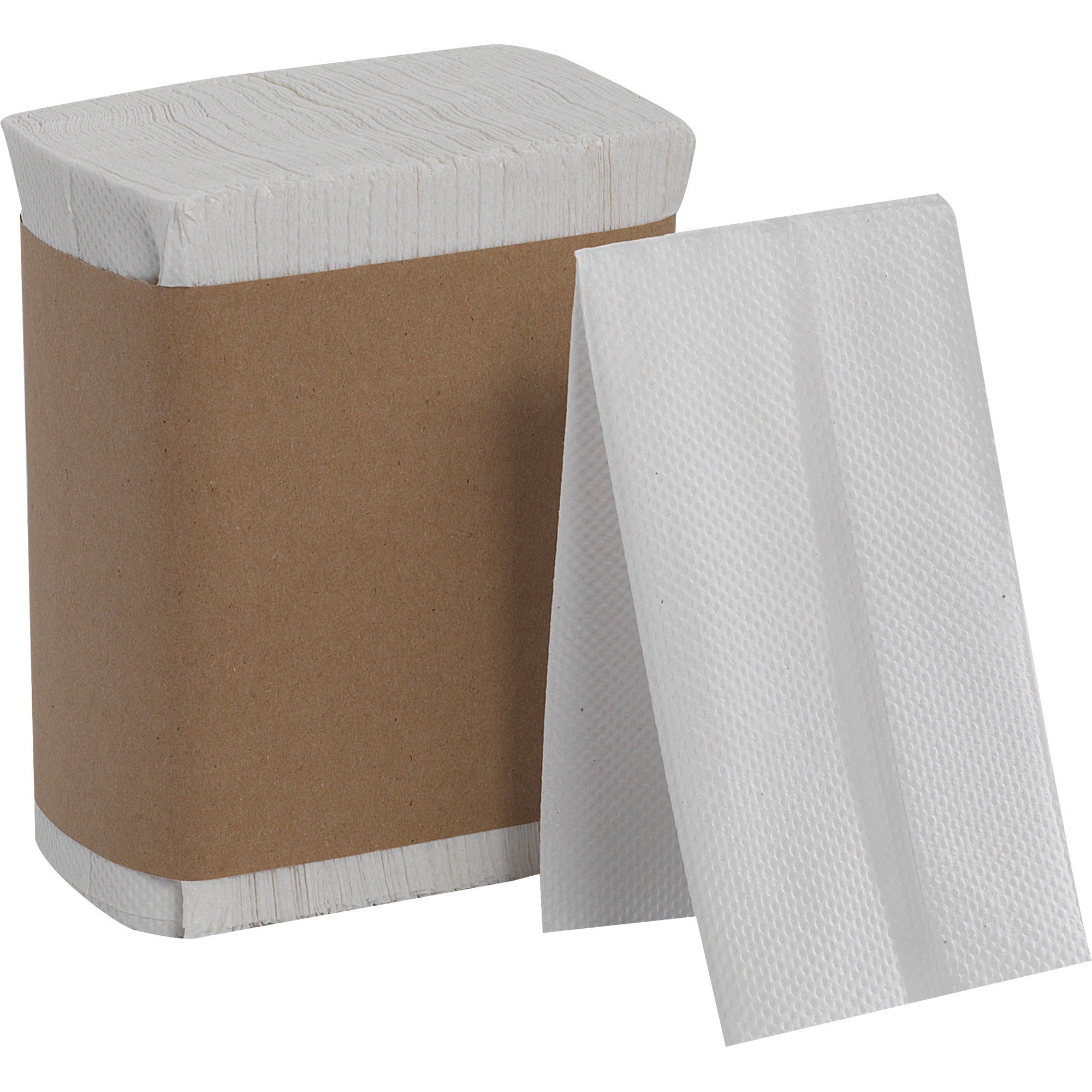 Tall Fold Dispenser Napkins, 1-Ply, 7 x 13 1/2, White, 10000/Carton