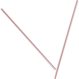 Dixie Plastic Stirrers by GP Pro - 5.5" Length - Plastic - 1000 / Box - White - 