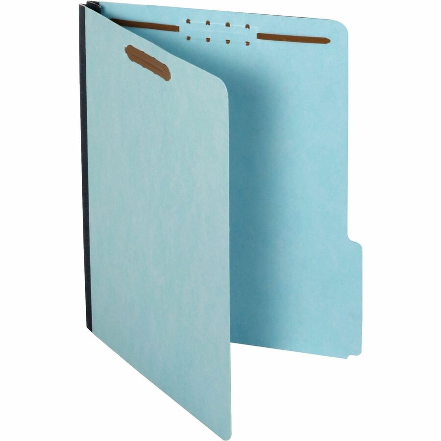 pendaflex-1-3-tab-cut-letter-recycled-classification-folder-8-1-2-x-11-1-expansion-2-fasteners-2-fastener-capacity-for-folder-top-tab-location-assorted-position-tab-position-pressboard-blue-60%-recycled-25-box_pfx615f213blu - 3