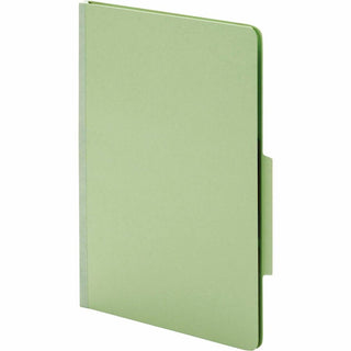 Pendaflex Letter Recycled Classification Folder - 8 1/2" x 11" - 1" Fastener Capacity for Folder - 2 Divider(s) - Pressboard, Tyvek - Green - 60% Recycled - 1 Each