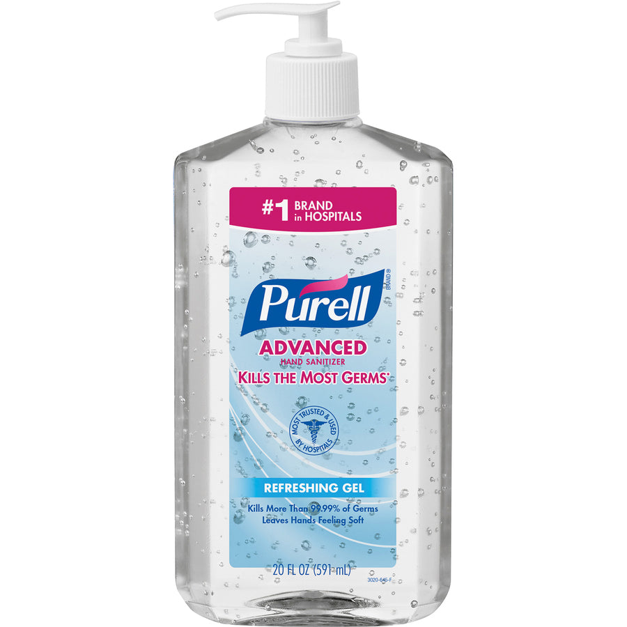 purell-advanced-hand-sanitizer-clean-scent-20-fl-oz-5915-ml-pump-bottle-dispenser-hand-skin-moisturizing-clear-triclosan-free-paraben-free-phthalate-free-12-carton_goj302312ct - 5