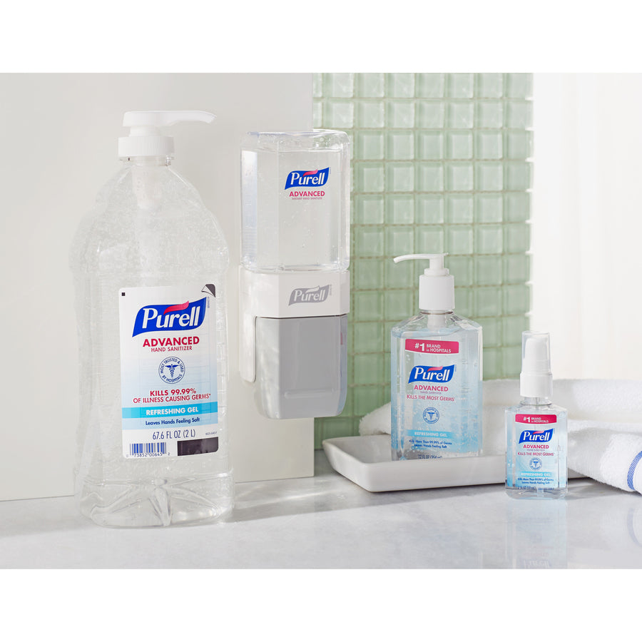 purell-advanced-hand-sanitizer-gel-2-fl-oz-591-ml-pump-bottle-dispenser-kill-germs-hand-moisturizing-clear-24-carton_goj960624ct - 2