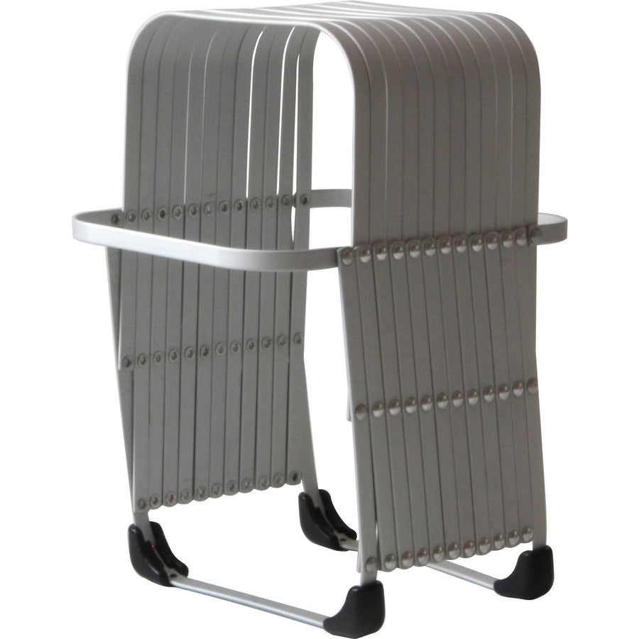 Flexifile Expandable Collator to Organizer, 12 Sections, Letter to Legal Size Files, 6" x 6.75" x 10.5", Silver