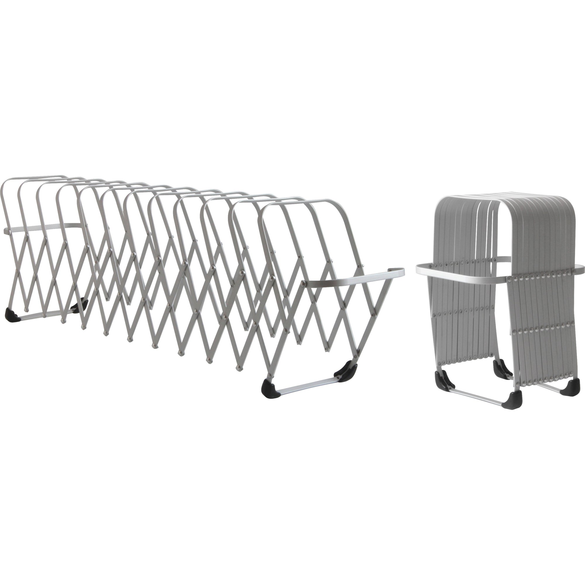 Flexifile Expandable Collator to Organizer, 12 Sections, Letter to Legal Size Files, 6" x 6.75" x 10.5", Silver