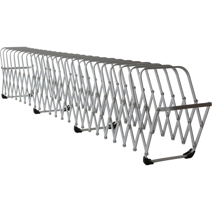 Flexifile Expandable Collator to Organizer, 24 Sections, Letter to Legal Size Files, 6.5" x 10.25" x 10.5", Silver