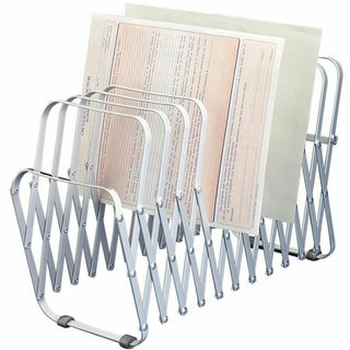Flexifile Expandable Collator to Organizer, 24 Sections, Letter to Legal Size Files, 6.5" x 10.25" x 10.5", Silver
