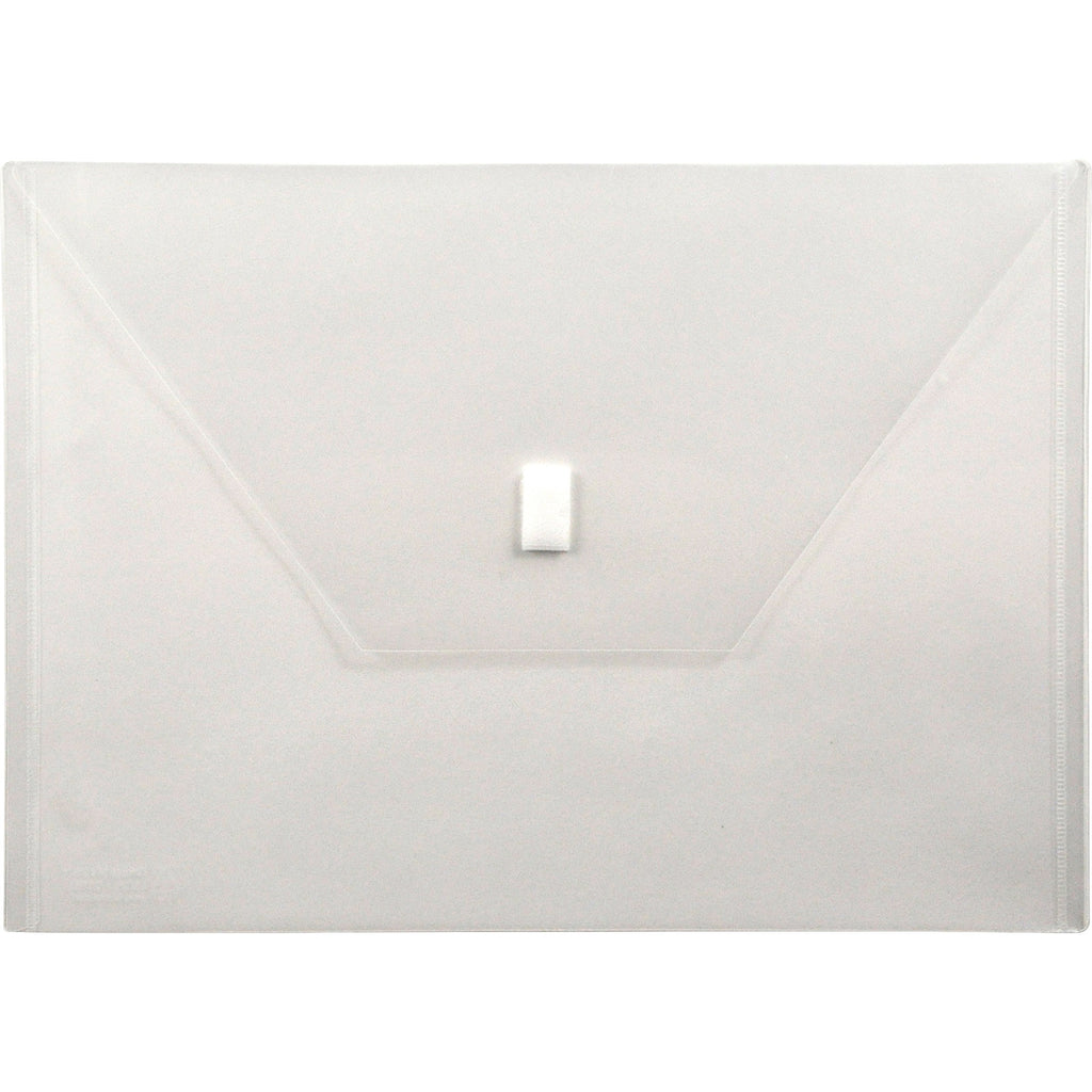 Lion 22080-CR A4 Recycled File Pocket - 8 17/64" x 11 11/16" - Poly - Clear - 20% Recycled - 1 Each - 