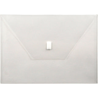 Lion 22080-CR A4 Recycled File Pocket - 8 17/64" x 11 11/16" - Poly - Clear - 20% Recycled - 1 Each - 