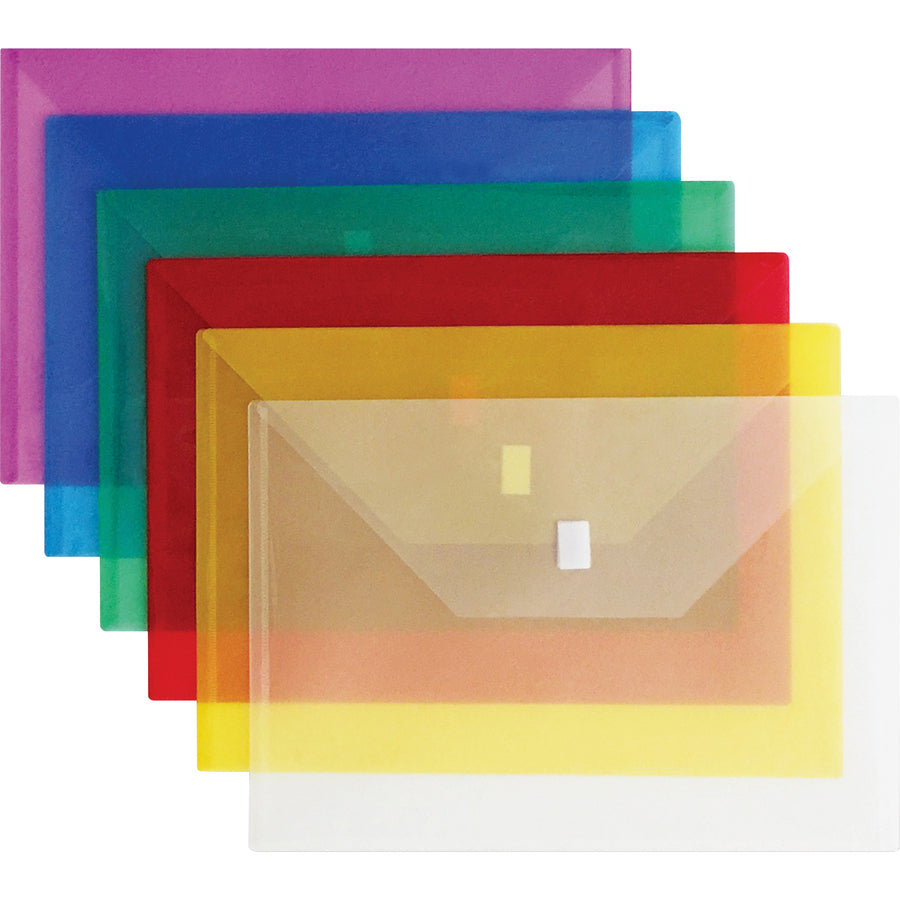 Lion 22080-GR A4 Recycled File Pocket - 8 17/64" x 11 11/16" - Poly - Green - 20% Recycled - 1 Each - 