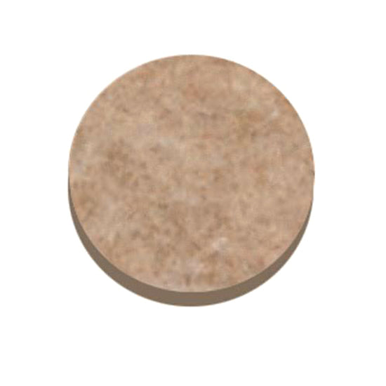 Scratch Guard Self-Adhesive Felt Circles - 20 Pad of 0.75" Diameter - Circle - Self-adhesive - Beige - Polyester Felt - 20/Pack - 