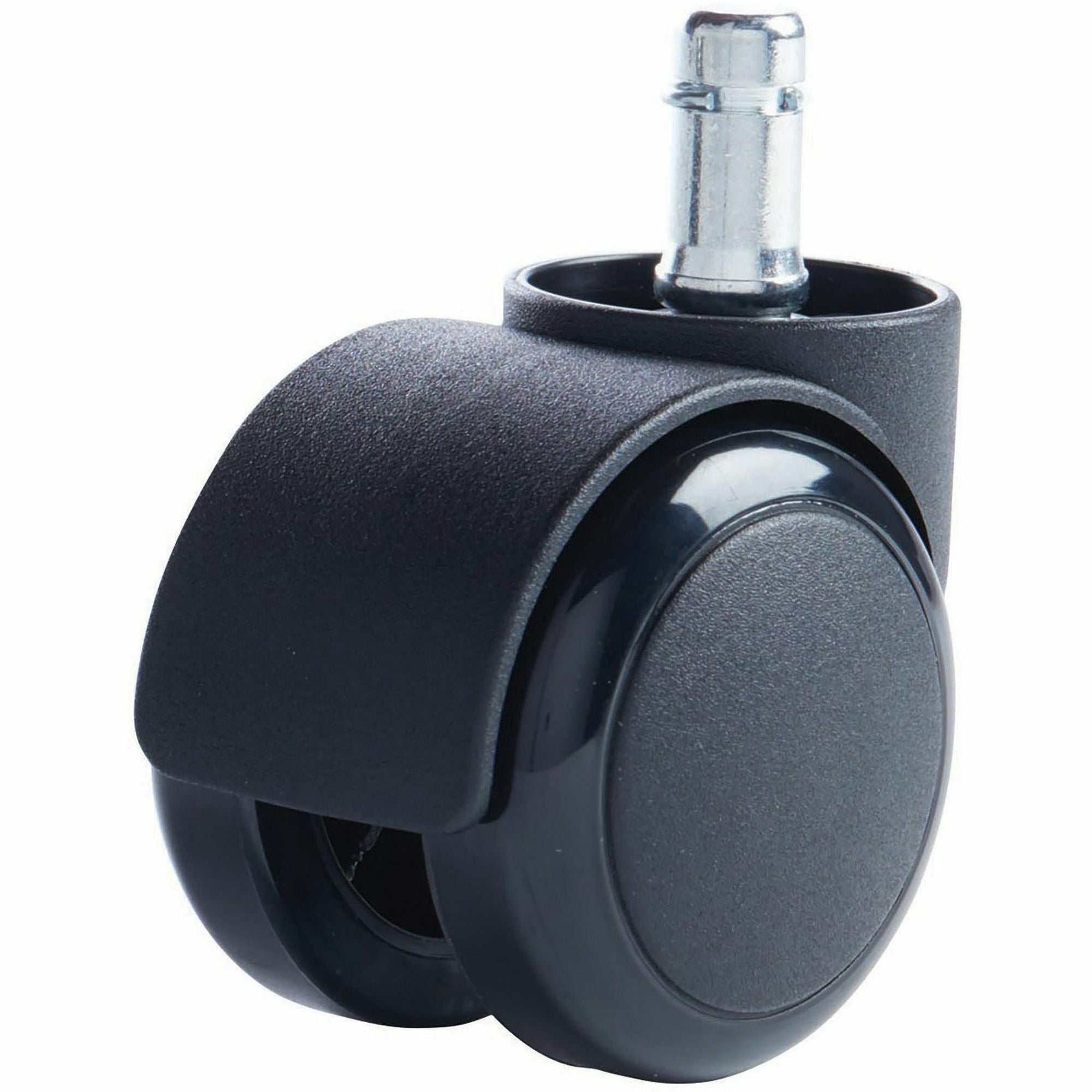 Master Caster Futura Chair Mat Casters - 2.18" Diameter - 120 lb - Polyurethane - Matte Black - 5 / Set - 