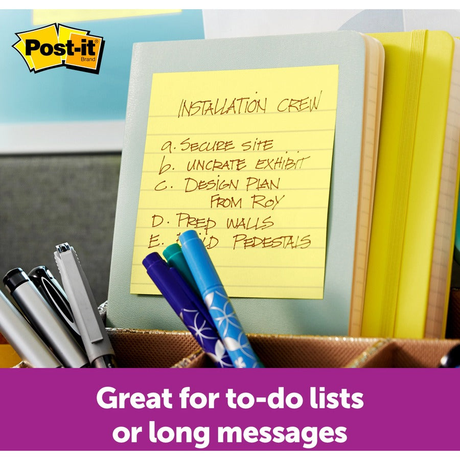 Pop-up Note Dispenser/Value Pack, For 4 x 4 Pads, Black/Clear, Includes (3) Canary Yellow Super Sticky Pop-up Pad