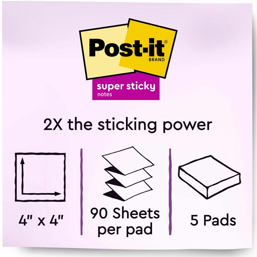 Post-it Super Sticky Pop-up Note, Sold as 1 Package, 5 Pad per Package - 8