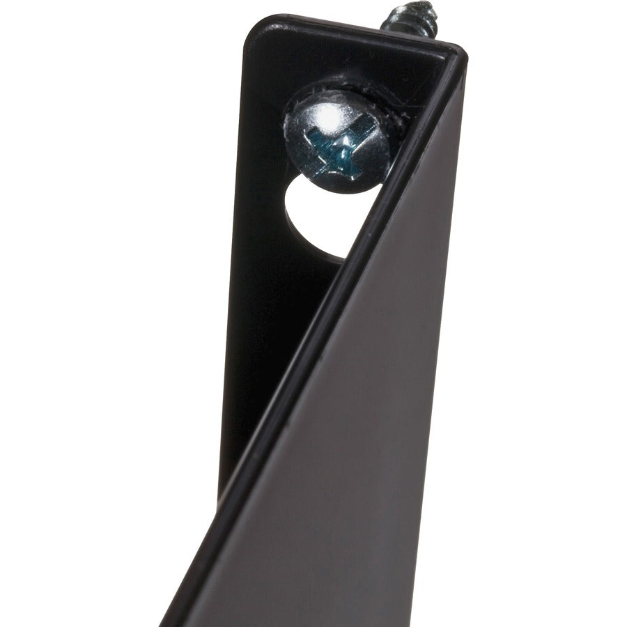 Officemate Mountable Wall File - 7" Height x 13" Width x 4.1" Depth - Black - Plastic - 2 / Box