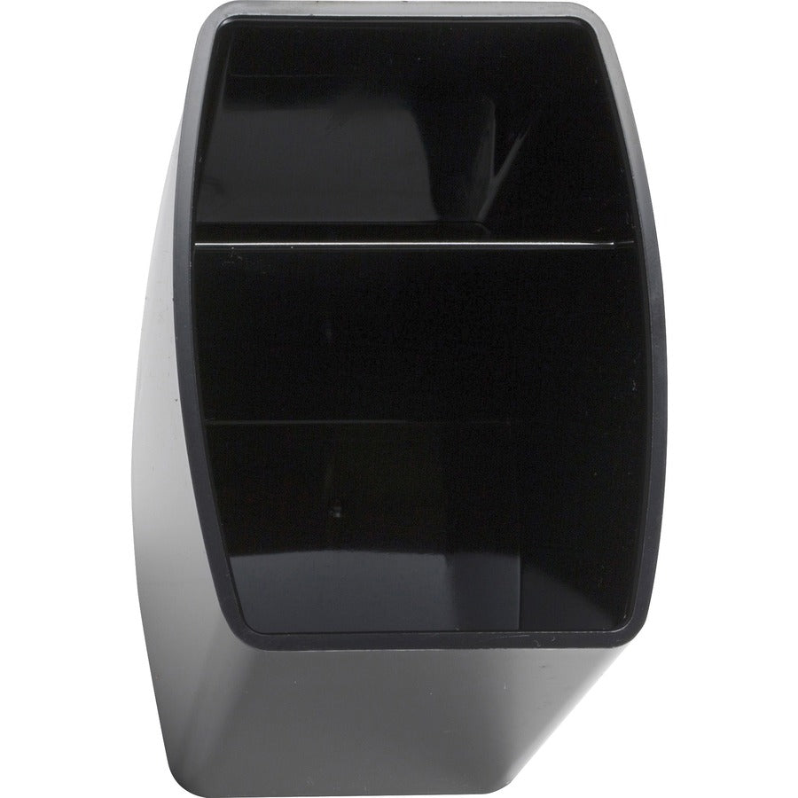 Officemate 2200 Series Large Pencil Cup - 4.5" x 5" x 3.8" x - Plastic - 1 Each - Black