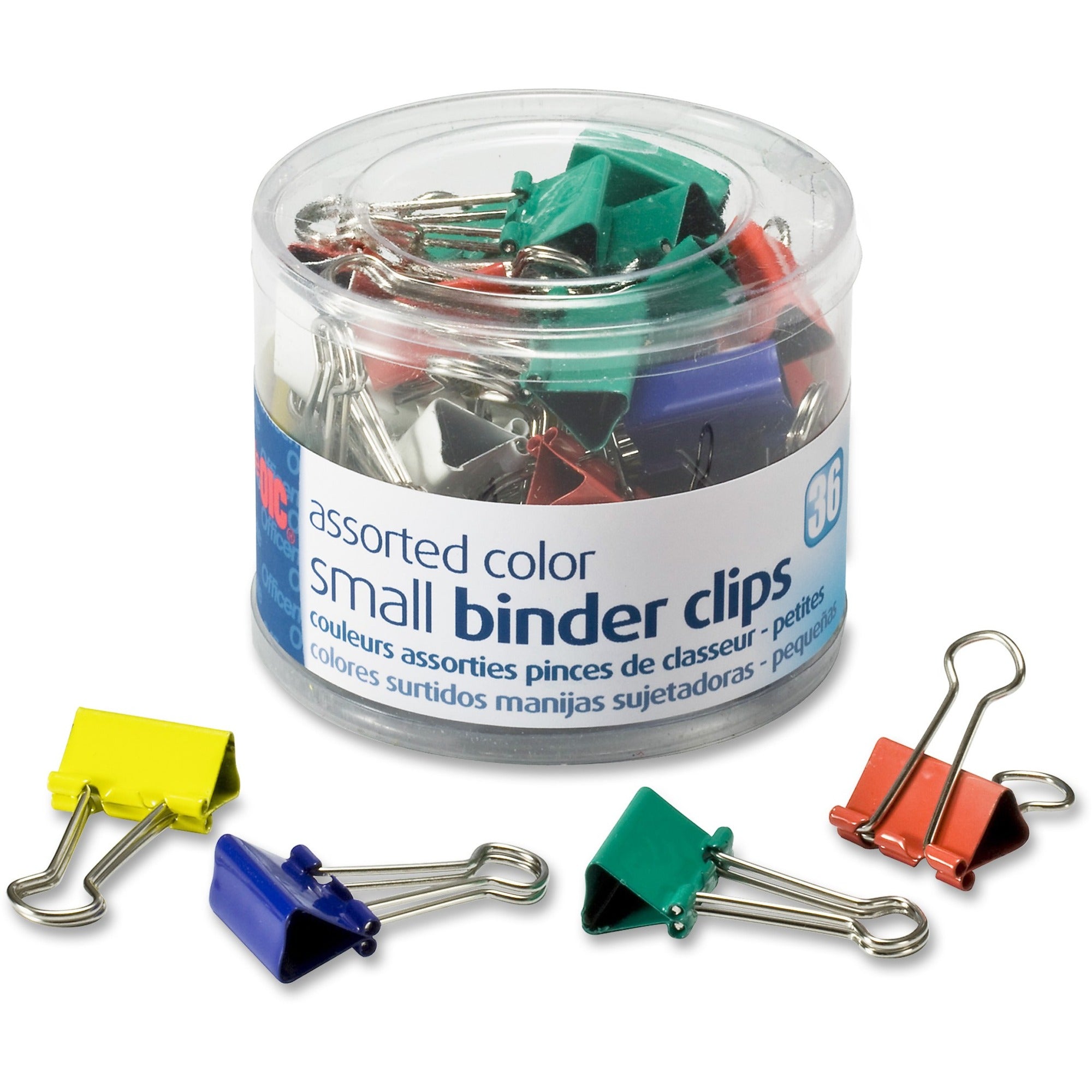 officemate-binder-clips-small-038-size-capacity-36-pack-assorted_oic31028 - 1
