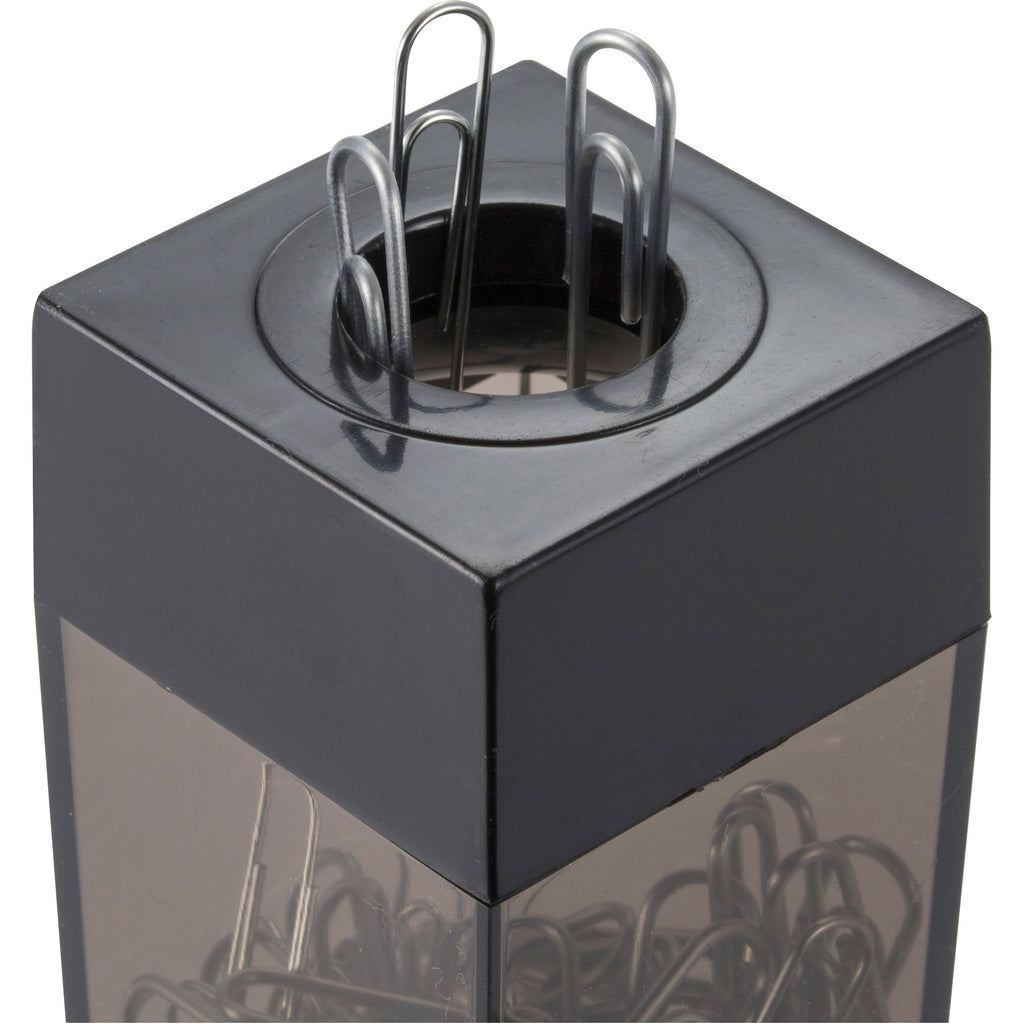 officemate-magnetic-top-paper-clip-dispenser-1-each-smoke_oic93690 - 2