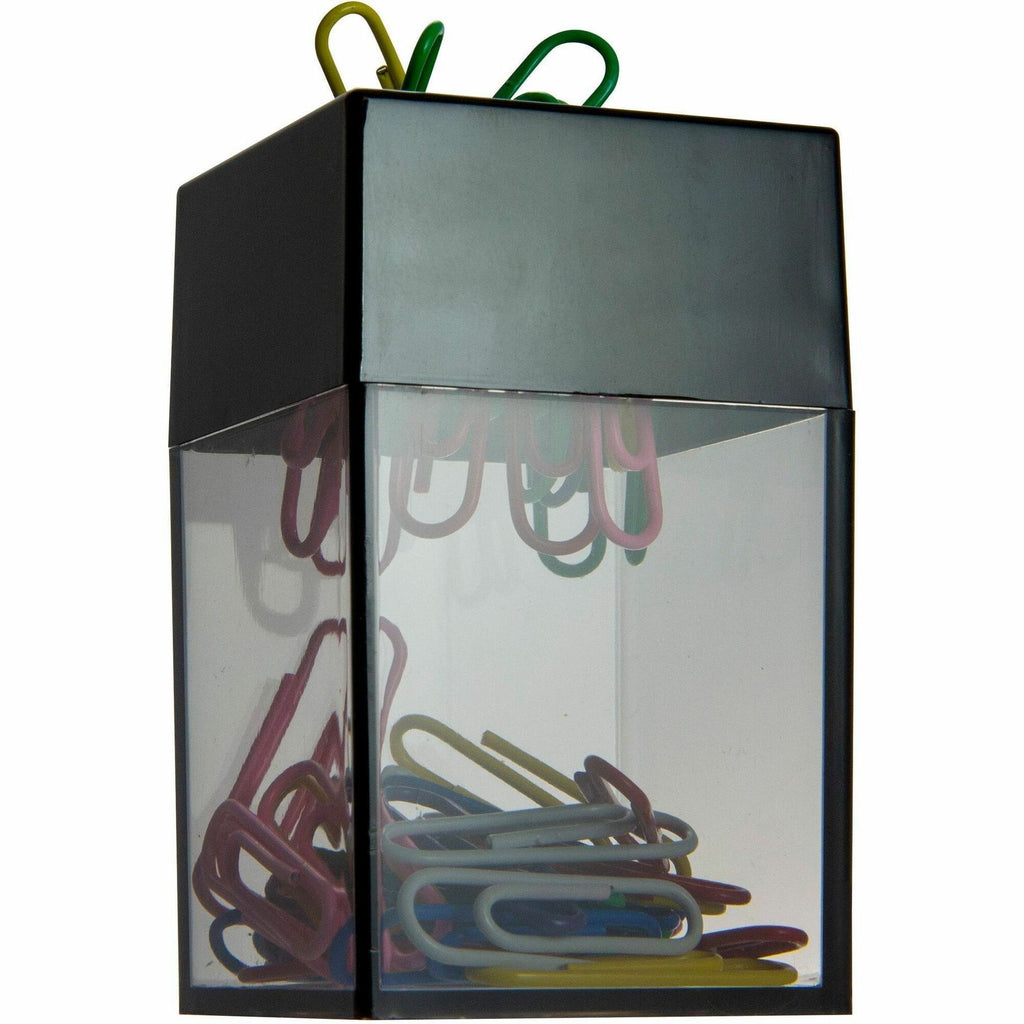 officemate-magnetic-top-paper-clip-dispenser-1-each-smoke_oic93690 - 1