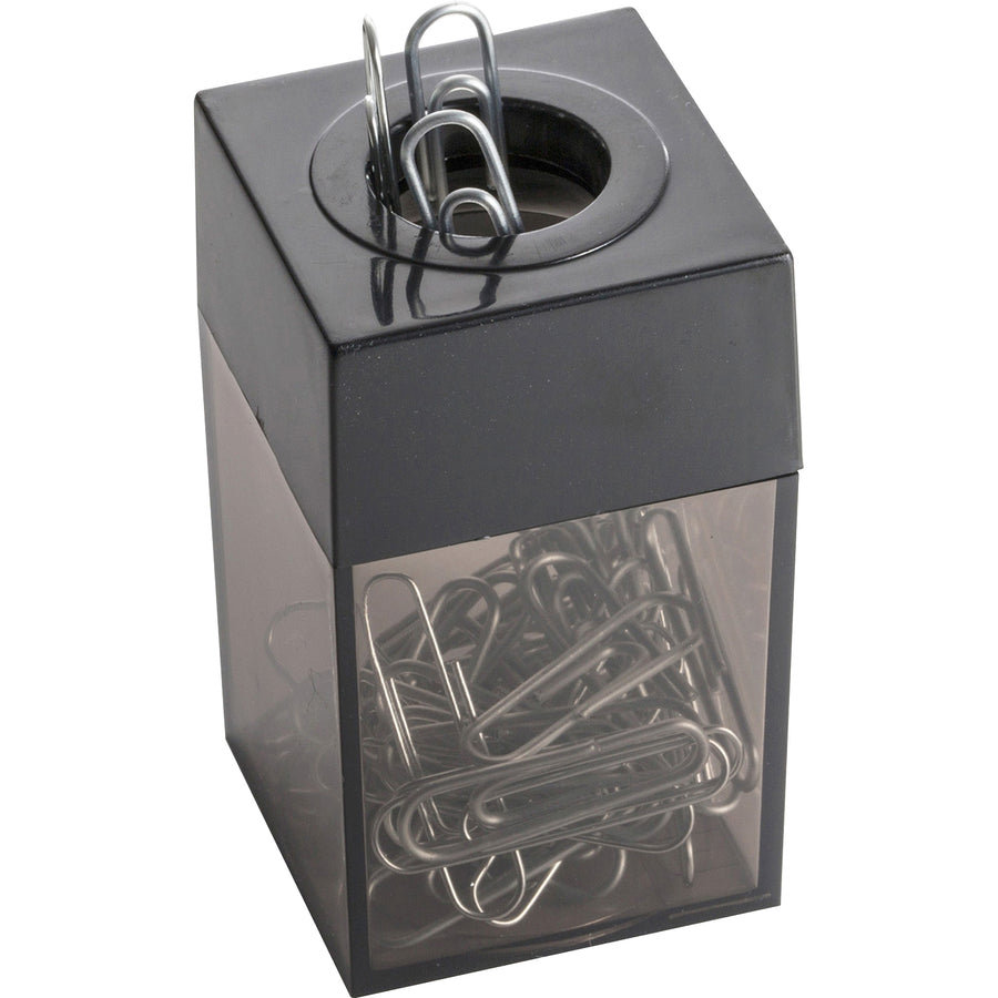 officemate-magnetic-top-paper-clip-dispenser-1-each-smoke_oic93690 - 3