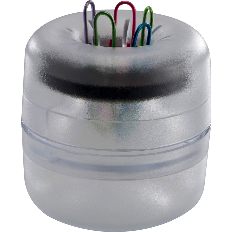 officemate-euro-style-designer-paper-clip-holder-1-each-clear_oic93695 - 3