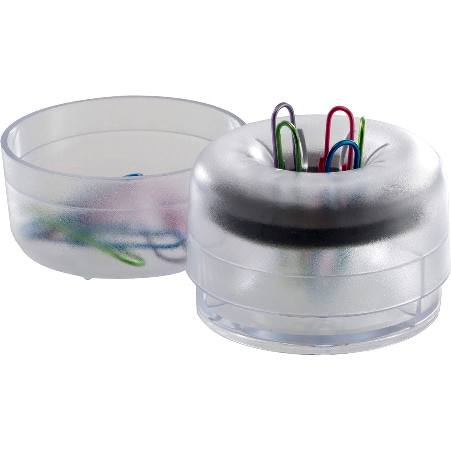 officemate-euro-style-designer-paper-clip-holder-1-each-clear_oic93695 - 4