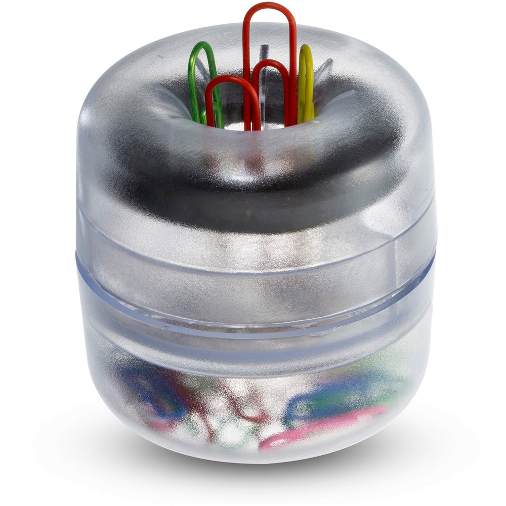 officemate-euro-style-designer-paper-clip-holder-1-each-clear_oic93695 - 1