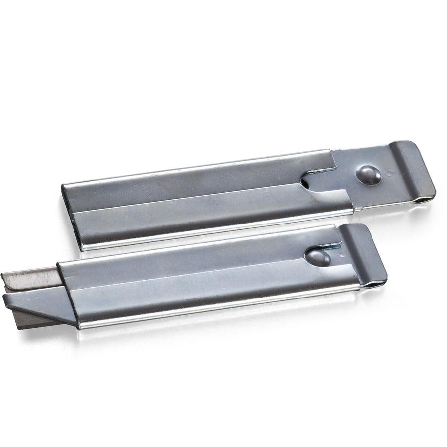 Officemate Single-Sided Razor Blade Carton Cutter - Steel - 4" Length - 12 / Box - 