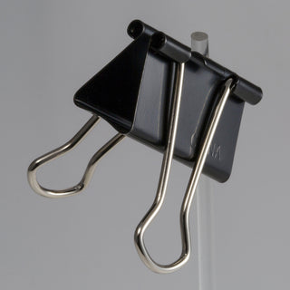 Officemate Binder Clips - Medium - 2.4" Width - 0.62" Size Capacity - for File - Corrosion Resistant, Durable - 12 / Box - Black
