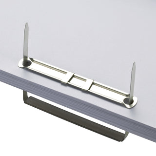 Officemate Prong Fasteners - Standard - 2.8" Length - 2" Size Capacity - 50 / Box - Silver - Steel