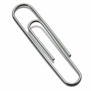Officemate Paper Clips - No. 1 - 1000 / Pack - Silver - Steel