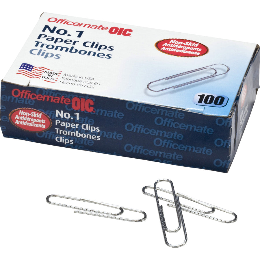officemate-nonskid-paper-clips-no-1-18-length-x-05-width-non-skid-1000-pack-silver-steel_oic99912 - 4