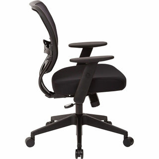 Office Star Professional Air Grid Back Managers Chair - Black Mesh Seat - Mesh Back - Black Frame - 5-star Base - 1 Each