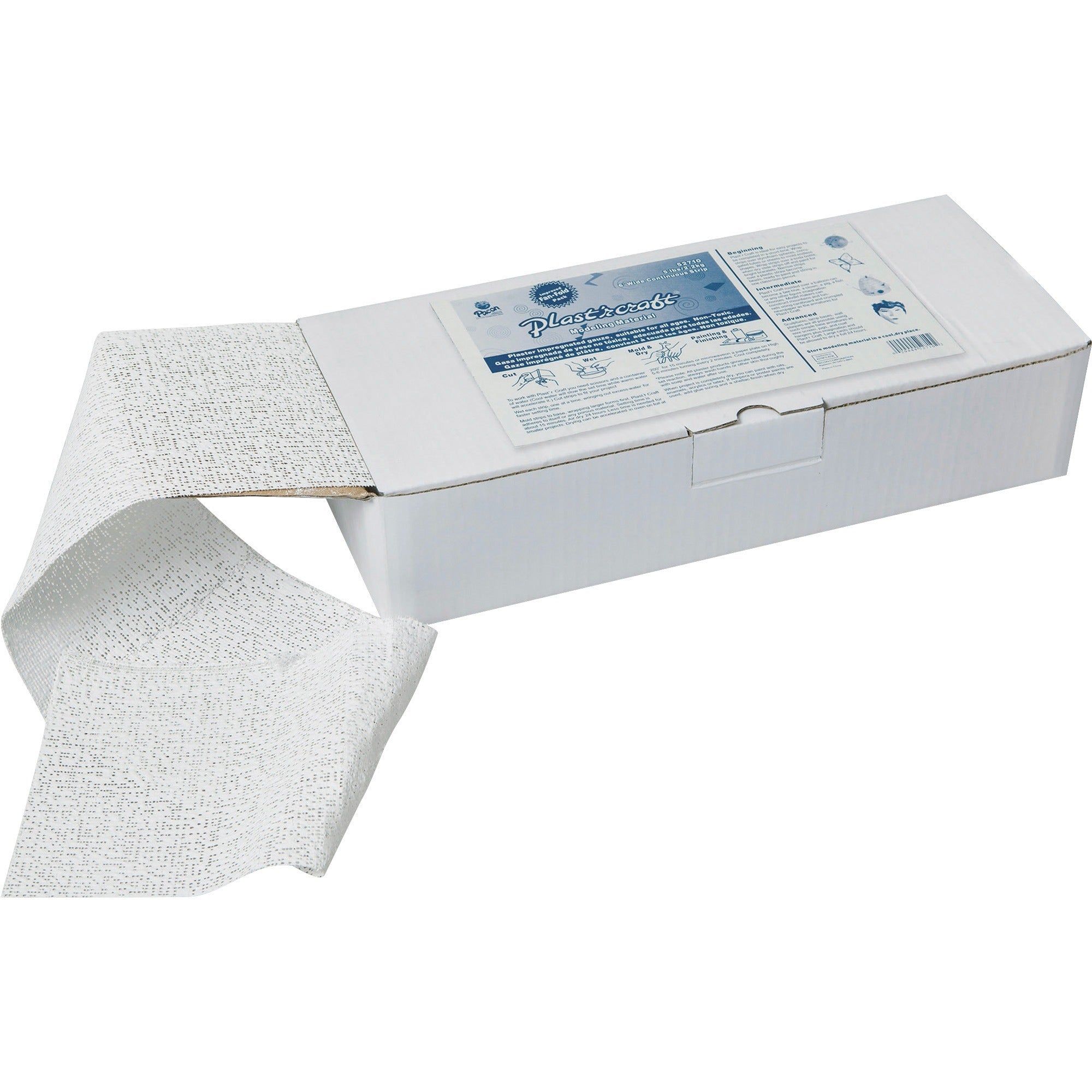 pacon-plaster-craft-gauze-3height-x-6width-1-each-white_pac52710 - 1