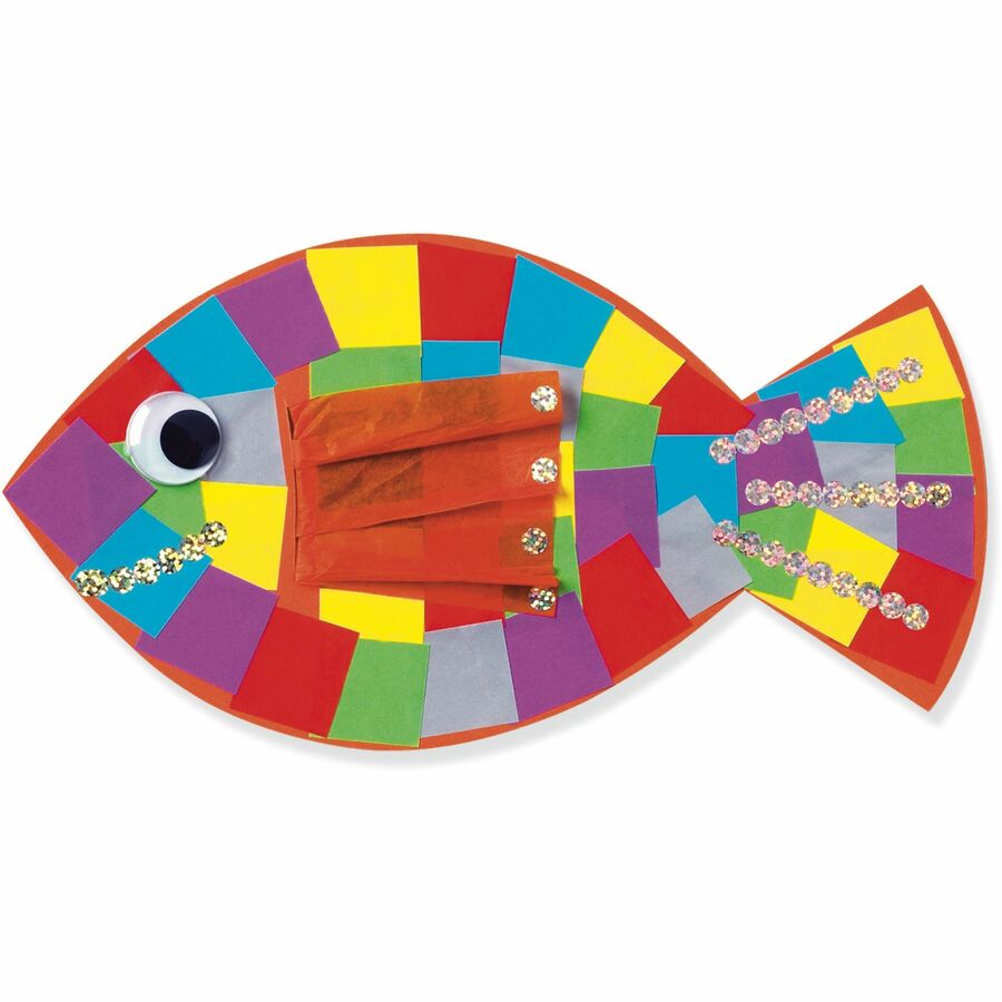 Creativity Street Art Paper Sheets - Craft, Art - 2"Height x 12"Width x 18"Length - 60 / Pack - Assorted