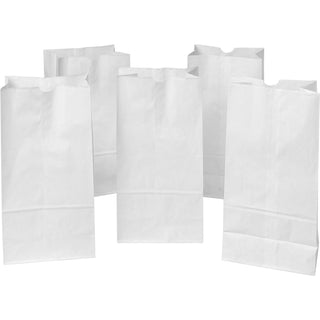 creativity-street-kraft-bag-art-project-craft-project-bag-hat-11height-x-6width-100-pack-white-kraft_pac72020 - 5