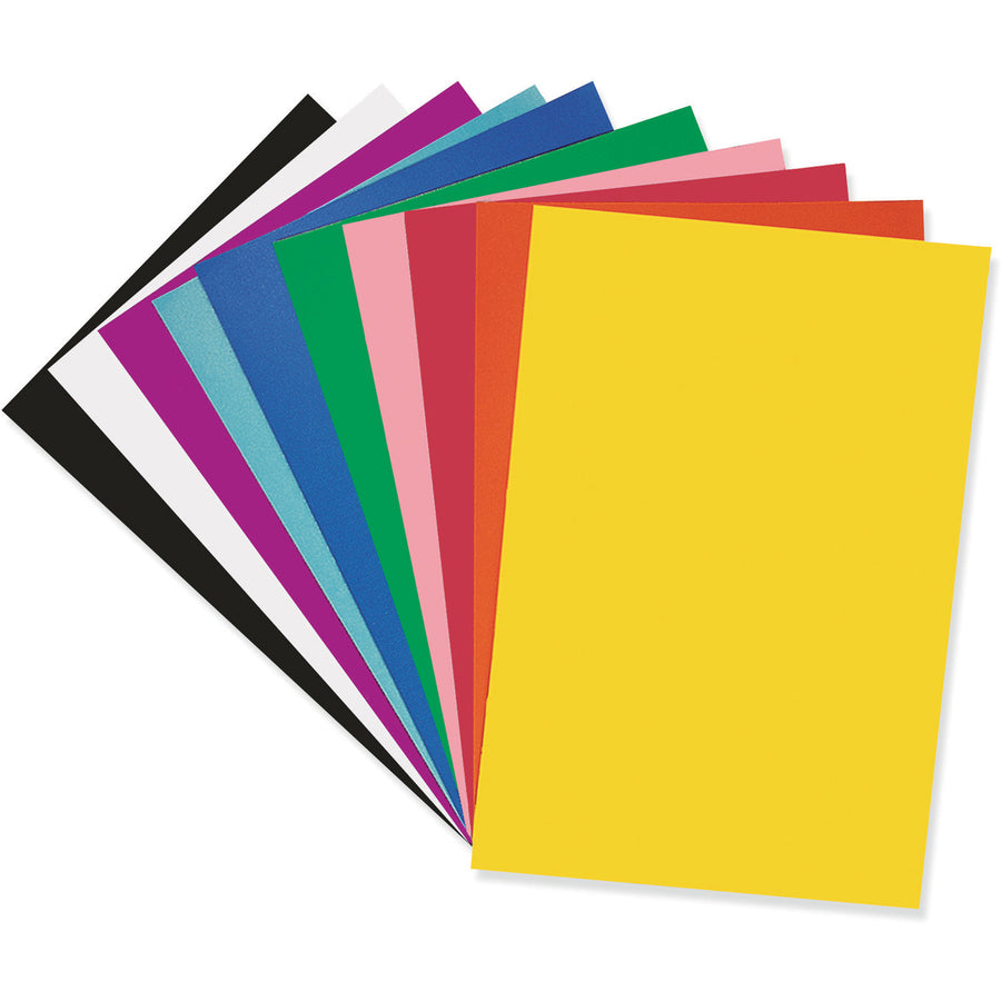 Pacon Poster Board Class Pack - Board and Banner - 22"Width x 28"Length - 50 / Carton - Assorted - 