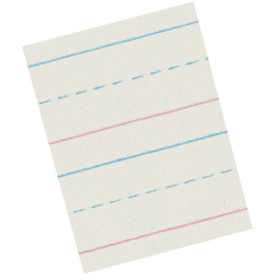 zaner-bloser-dotted-midline-newsprint-paper-500-sheets-063-ruled-unruled-margin-10-1-2-x-8-white-paper-500-pack_paczp2611 - 4