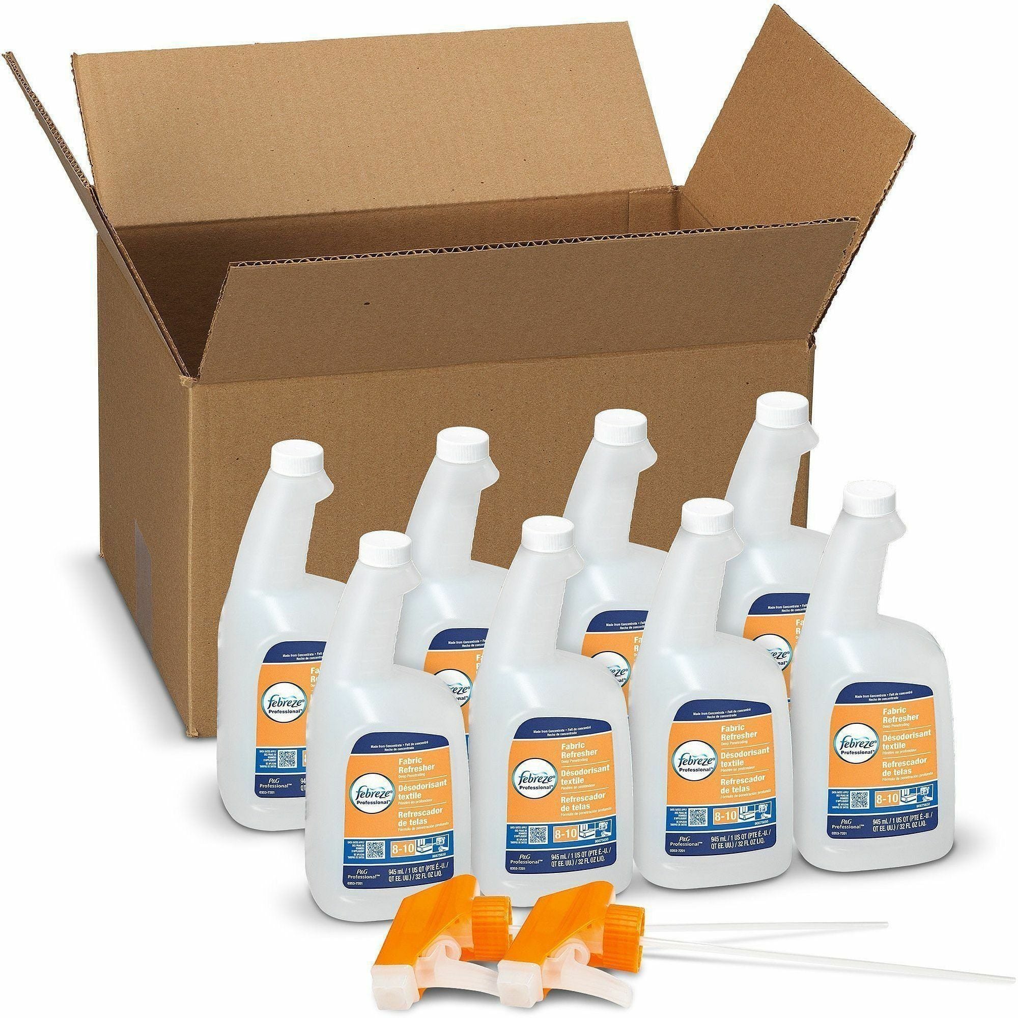 Febreze Fabric Refresher Spray - Spray - 32 fl oz (1 quart) - Fresh Scent - 1 Each - White