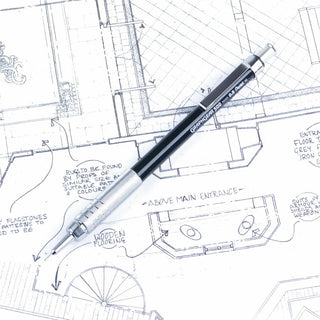 Pentel GraphGear 500 Mechanical Pencil - HB Lead - 0.5 mm Lead Diameter - Refillable - Black Barrel - 1 Each
